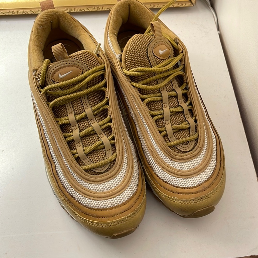 Lightly work Nike air max 97. I do not wear these enough anymore